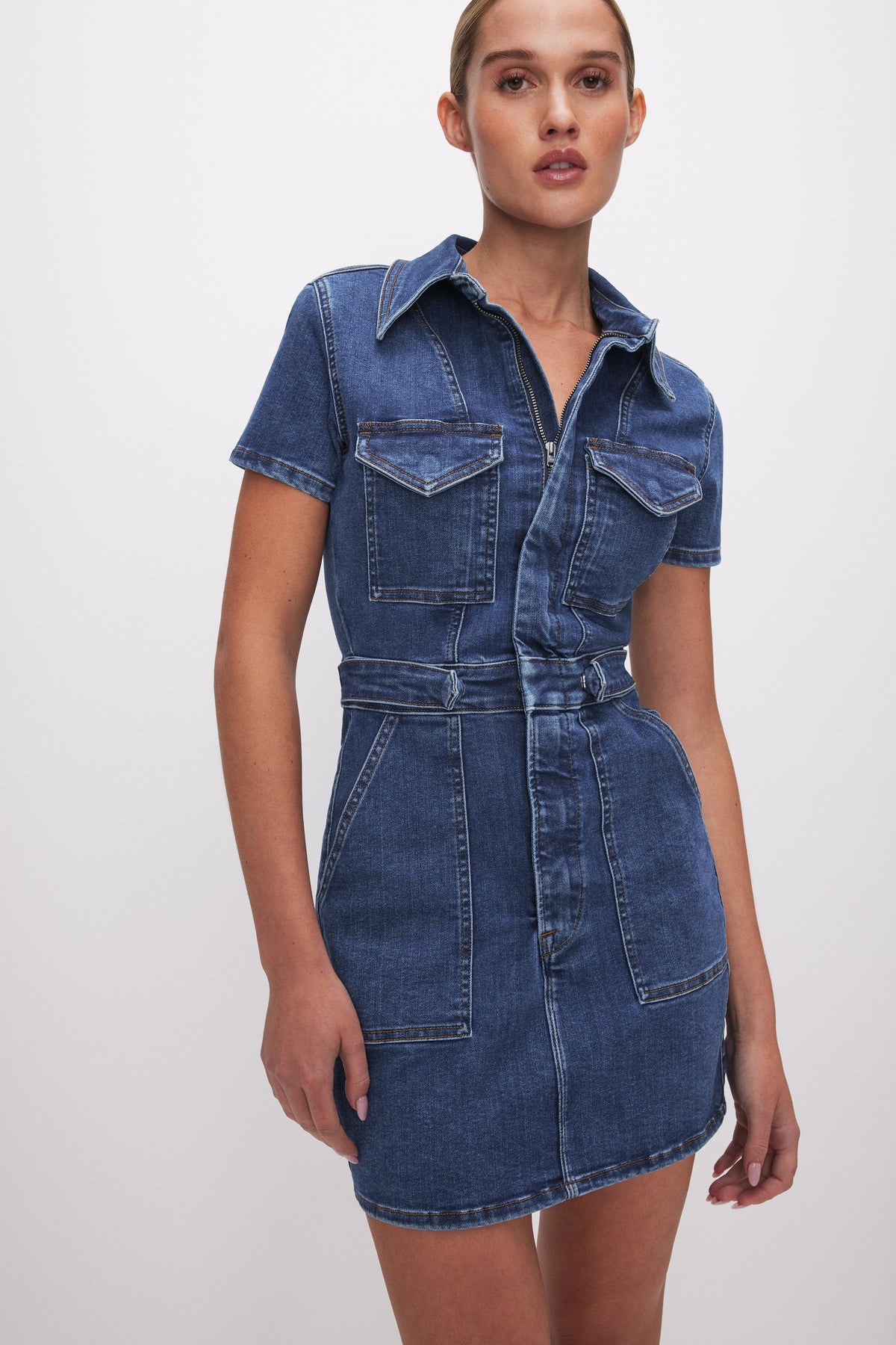 FIT FOR SUCCESS MINI DRESS INDIGO594