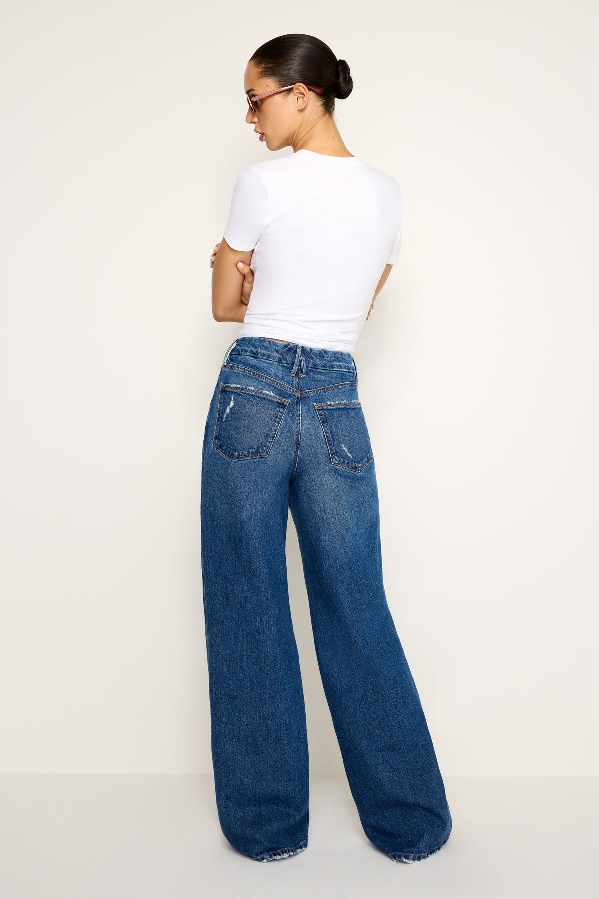 GOOD SKATE WIDE LEG JEANS INDIGO713