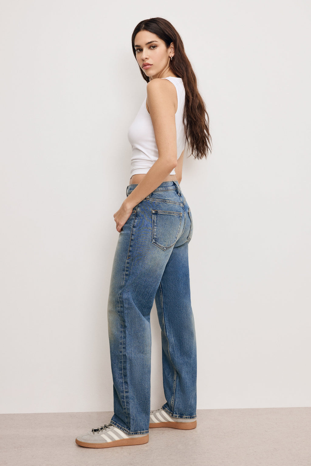 GOOD RELAXED STRAIGHT JEANS INDIGO868