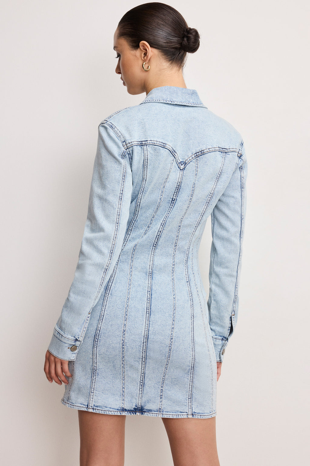 DOLLY DENIM CORSET DRESS INDIGO1022