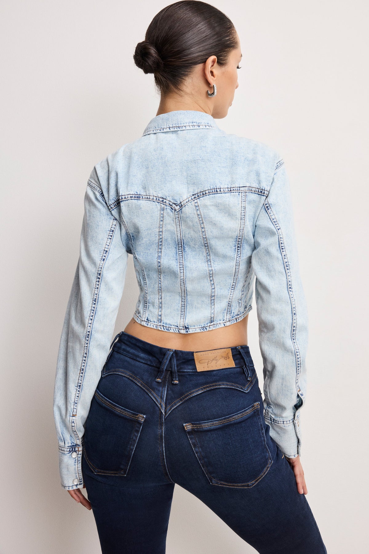 DOLLY DENIM CORSET SHIRT INDIGO1021