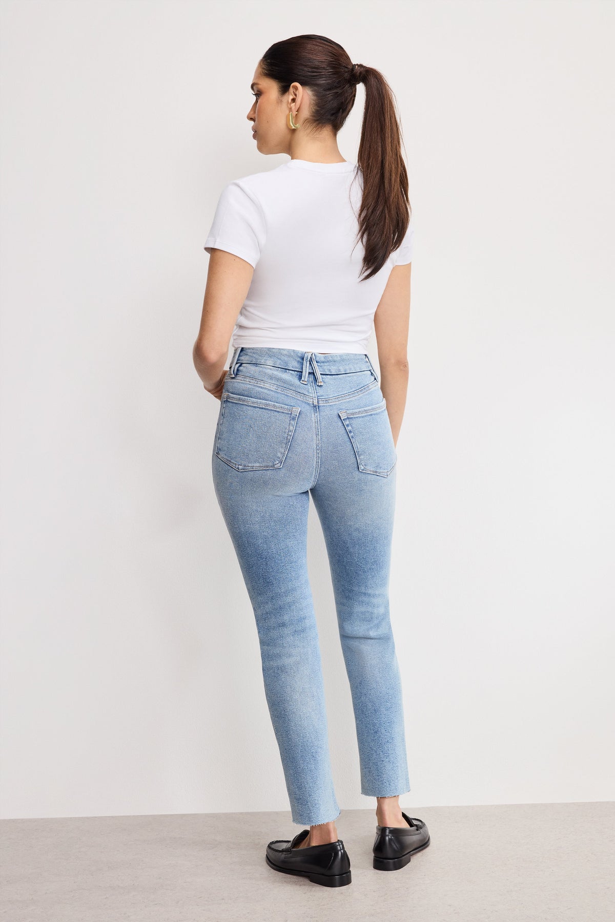 SOFT TECH GOOD LEGS STRAIGHT JEANS INDIGO799