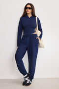 JEANIUS CORSET HOODIE INDIGO1029