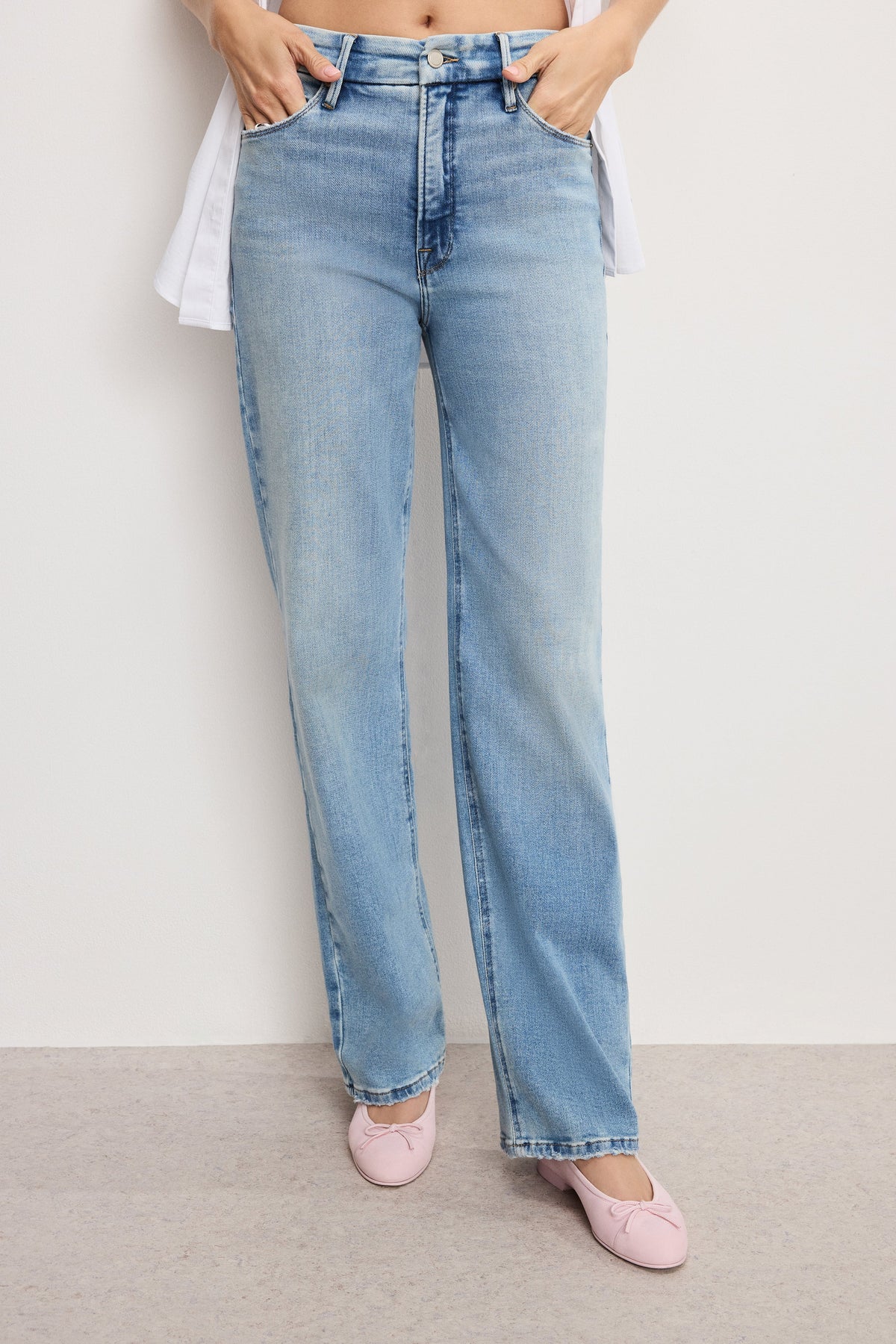 SOFT TECH GOOD TRUE STRAIGHT JEANS INDIGO1073