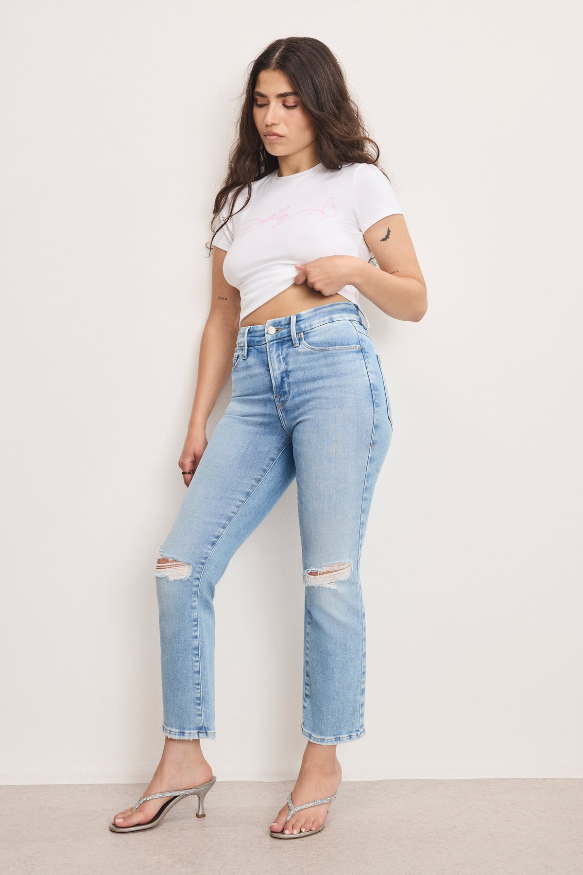 DOLLY JOLEANS PETITE STRAIGHT JEANS INDIGO1081