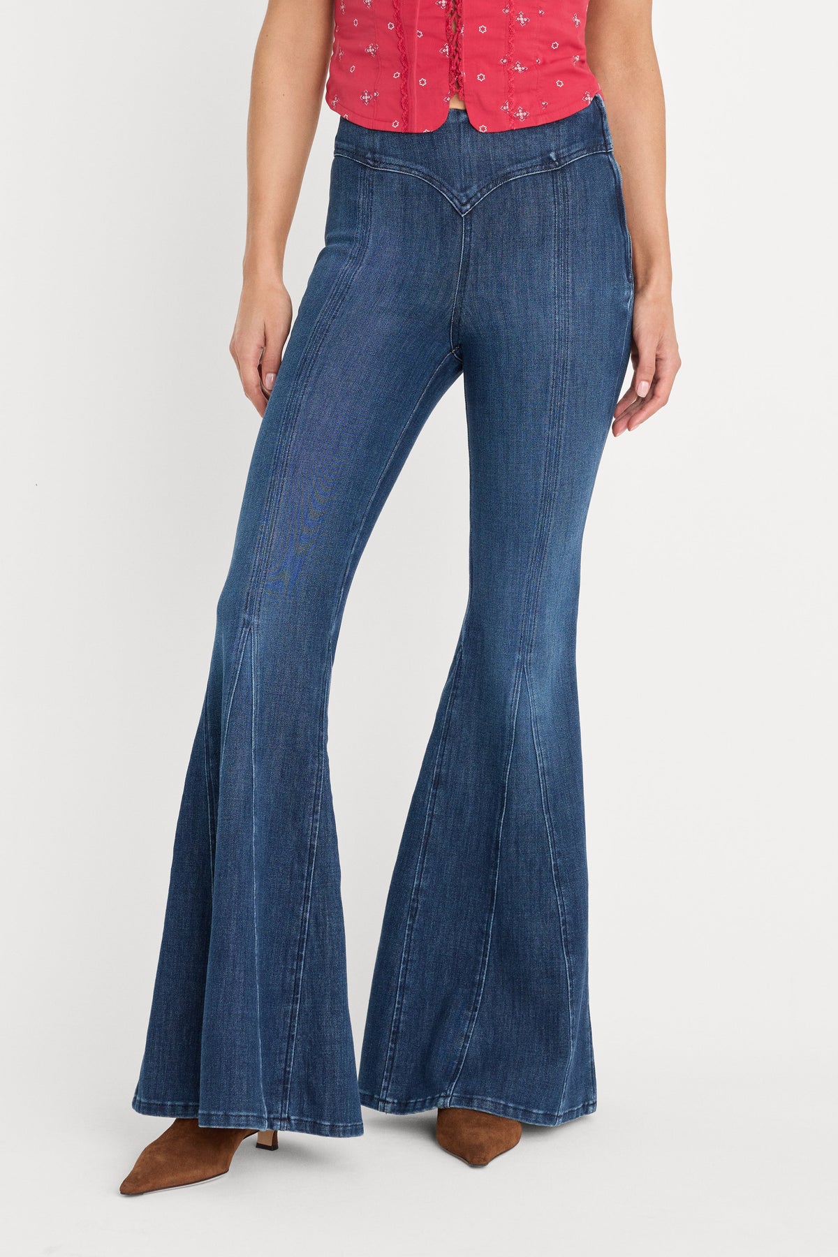 DOLLY JOLEANS EXTREME FLARE JEANS INDIGO1196