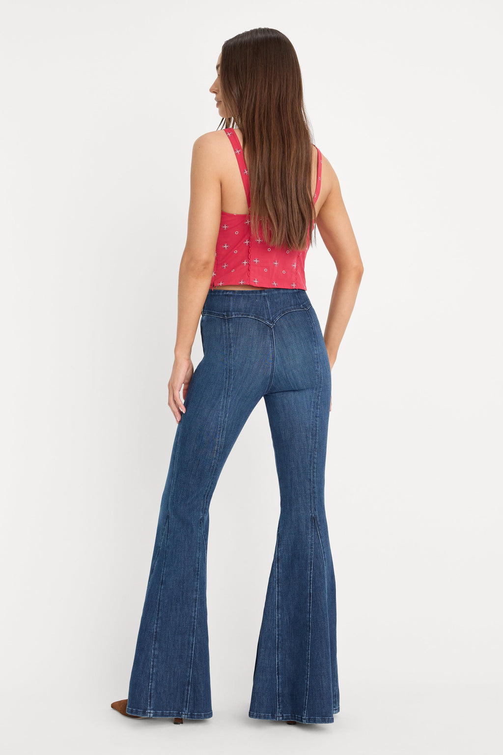 DOLLY JOLEANS EXTREME FLARE JEANS INDIGO1196
