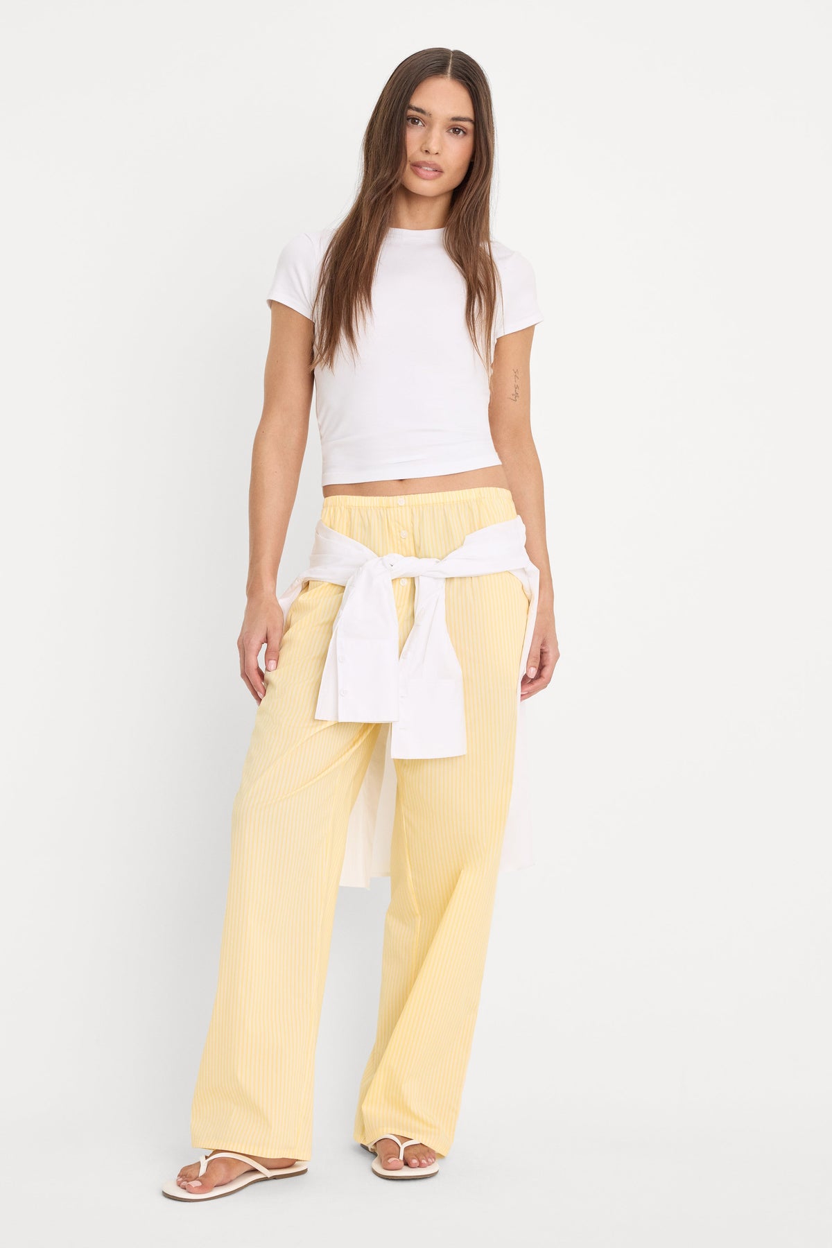 POPLIN PULL ON PANTS BUTTERBEAM STRIPE
