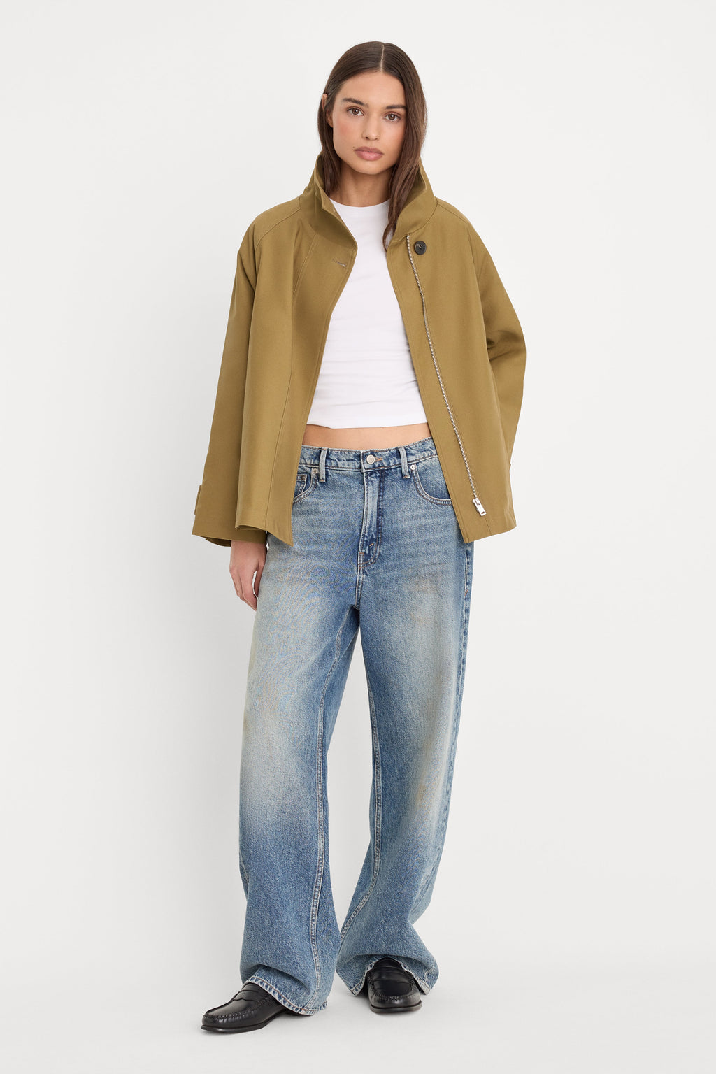 THE FUNNEL NECK TRENCH FATIGUE