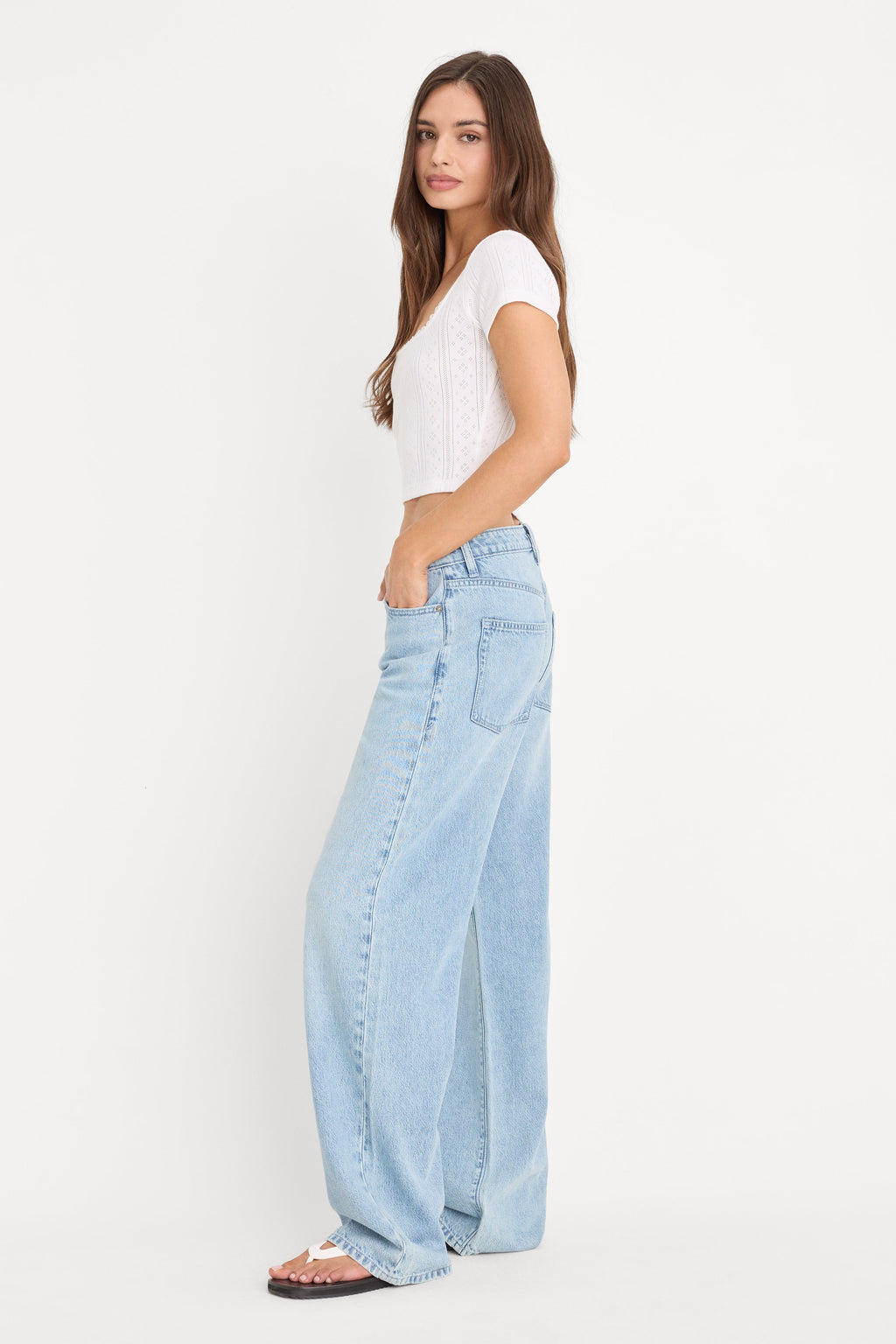 WEIGHTLESS WIDE JEANS INDIGO1250