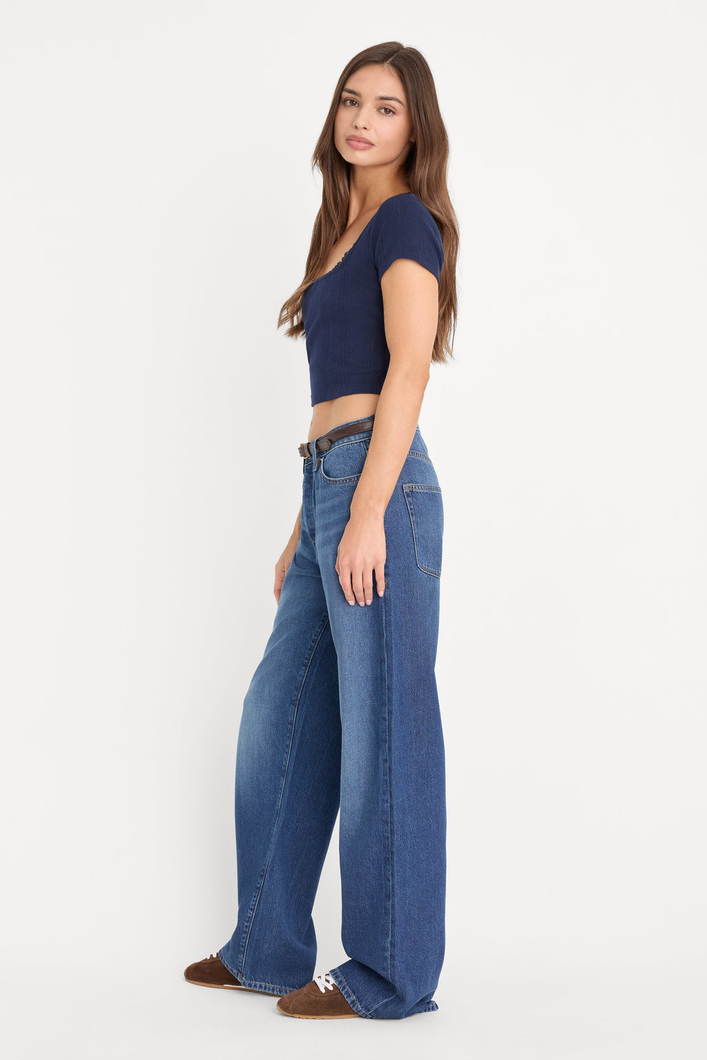WEIGHTLESS WIDE JEANS INDIGO1258