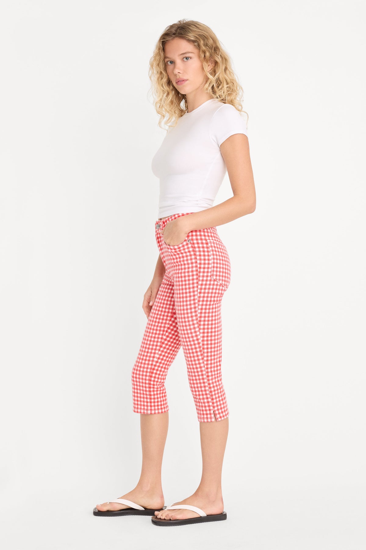 GOOD LEGS CAPRI POP GINGHAM LARGE
