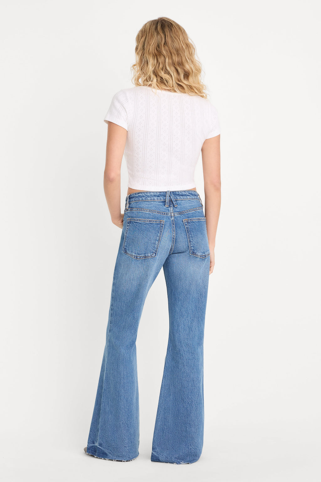 VINTAGE LOW RELAXED FLARE JEANS INDIGO1287