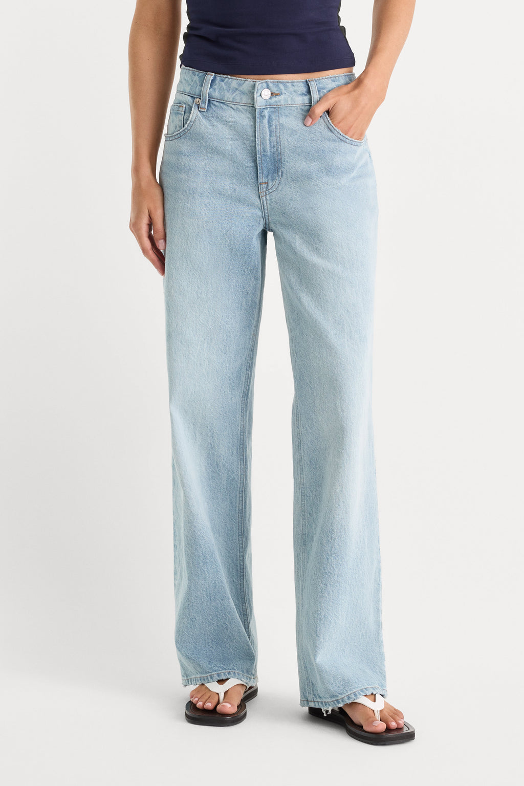 LOW RELAXED STRAIGHT JEANS INDIGO1220