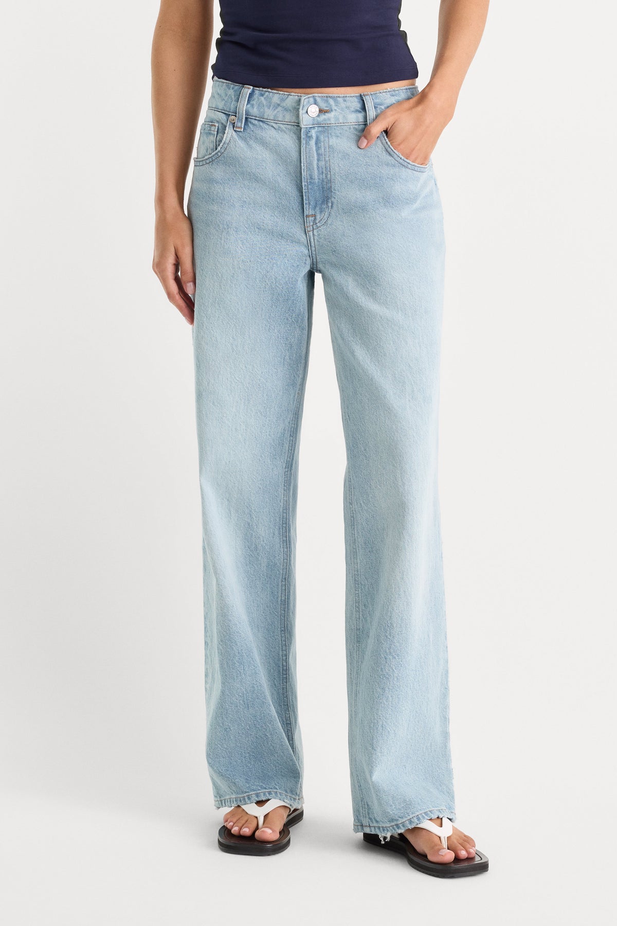 LOW RELAXED STRAIGHT JEANS INDIGO1220