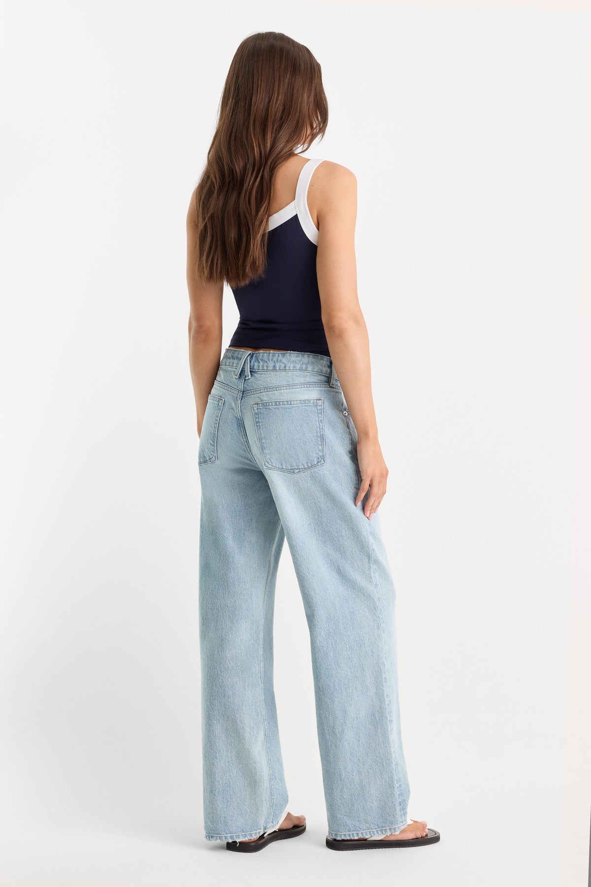 LOW RELAXED STRAIGHT JEANS INDIGO1220