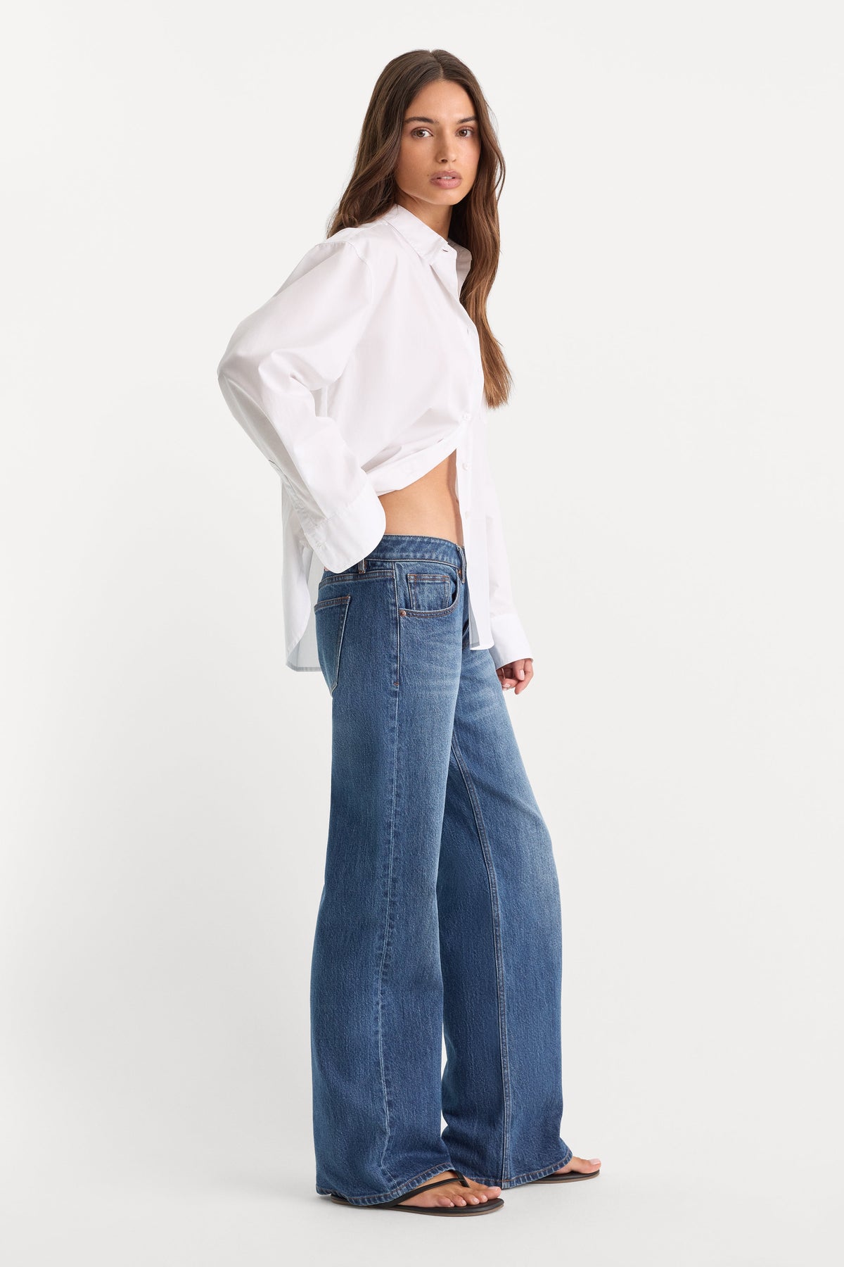 VINTAGE LOW LOOSE JEANS INDIGO1291