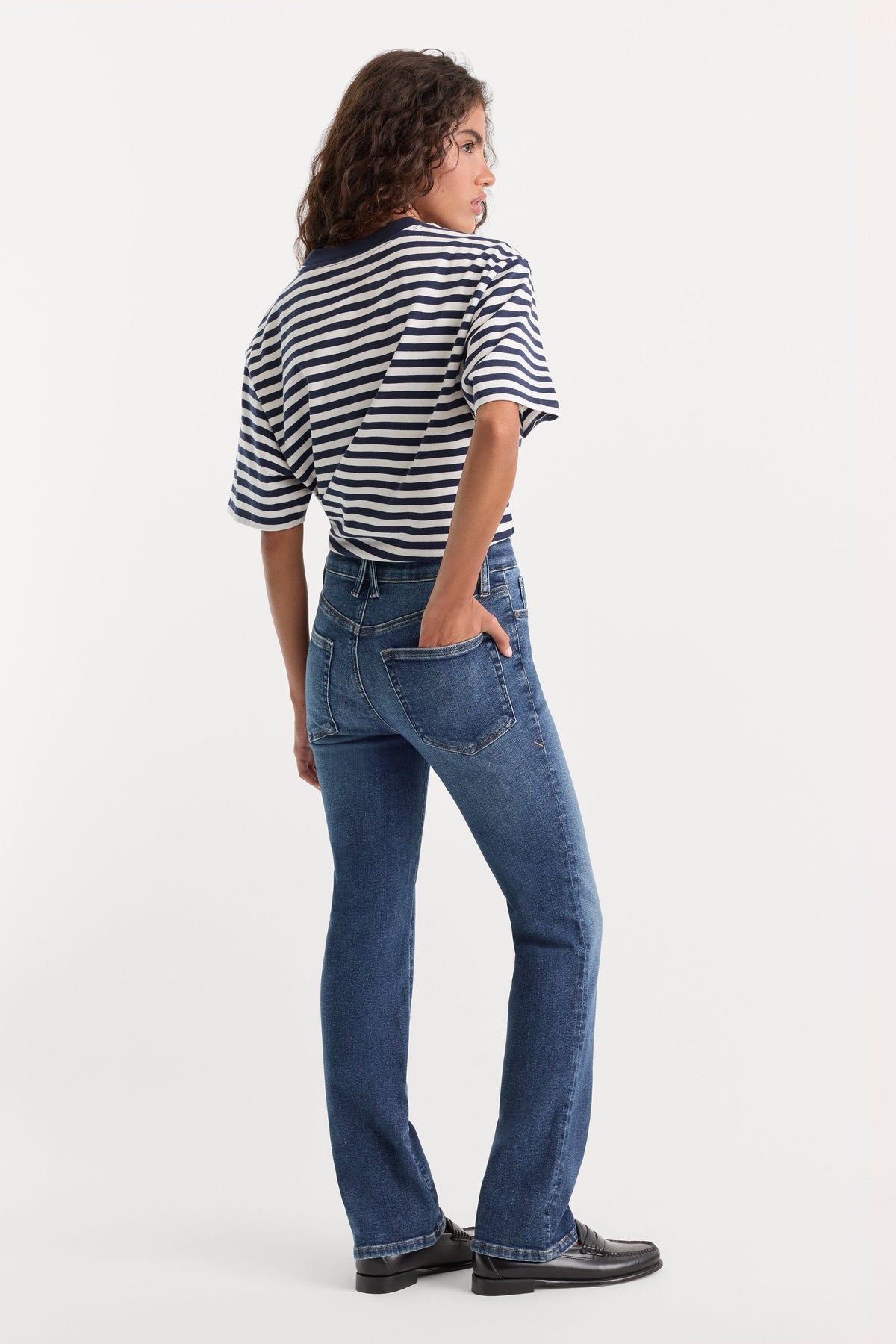 GOOD PETITE STRAIGHT JEANS INDIGO1230