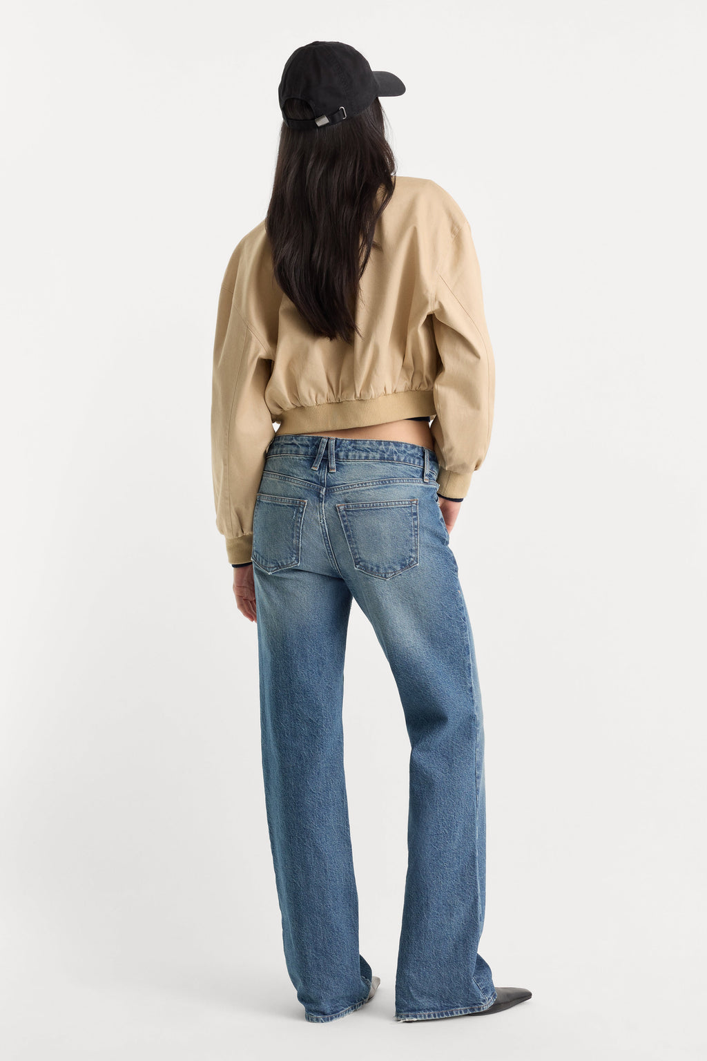 VINTAGE LOW RISE BOOTCUT JEANS INDIGO1282