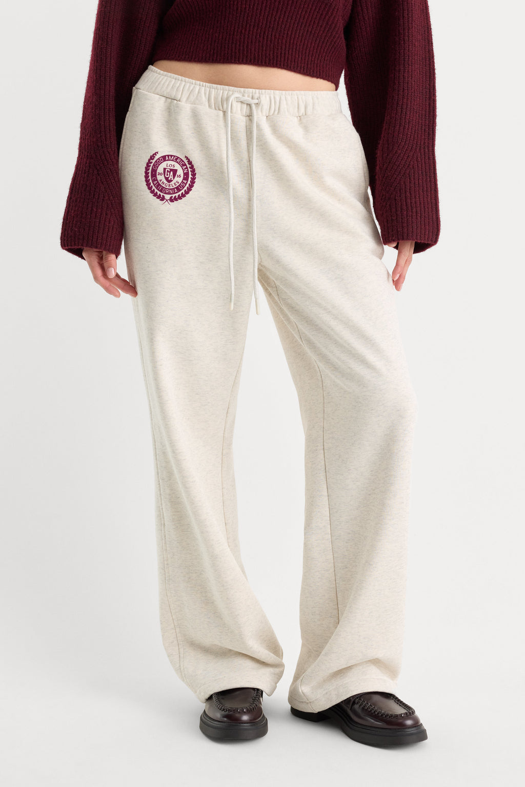 THE BRUSHED FLEECE SWEATPANT OATMEAL