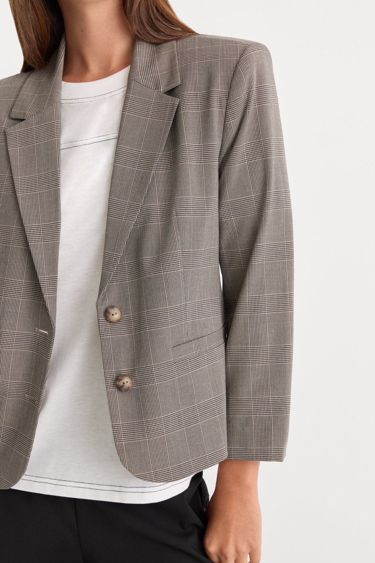 THE SHRUNKEN BLAZER MINI PLAID