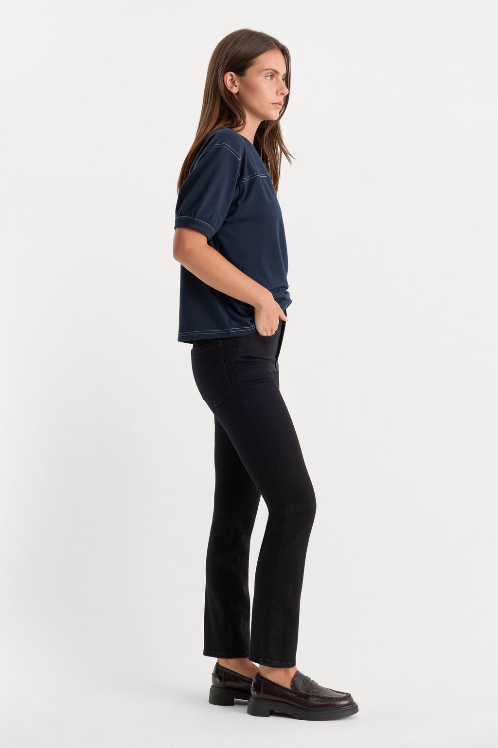 SOFT TECH GOOD LEGS STRAIGHT JEANSBLACK001