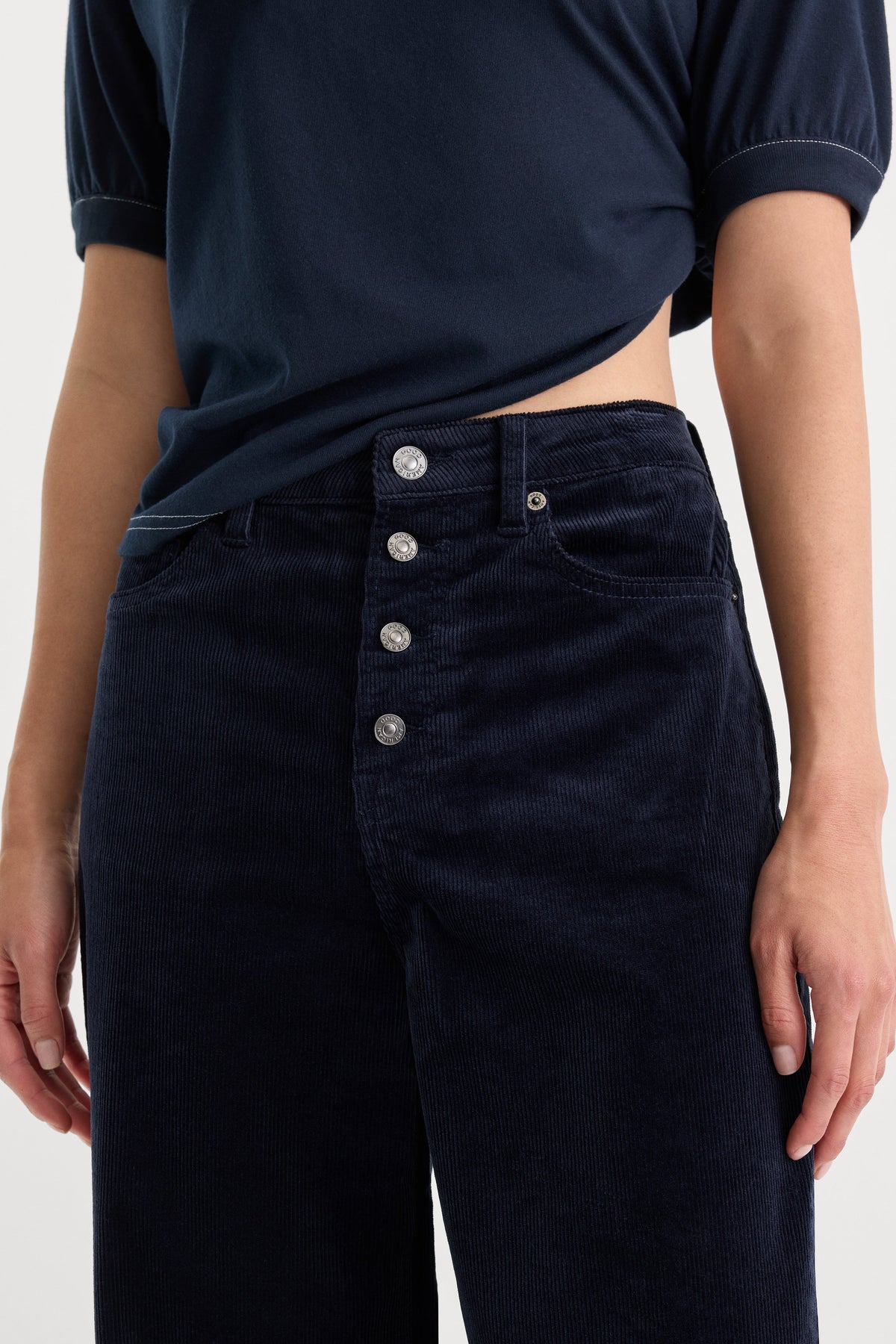 VINTAGE WIDE CORDUROY PANT NEW NAVY002