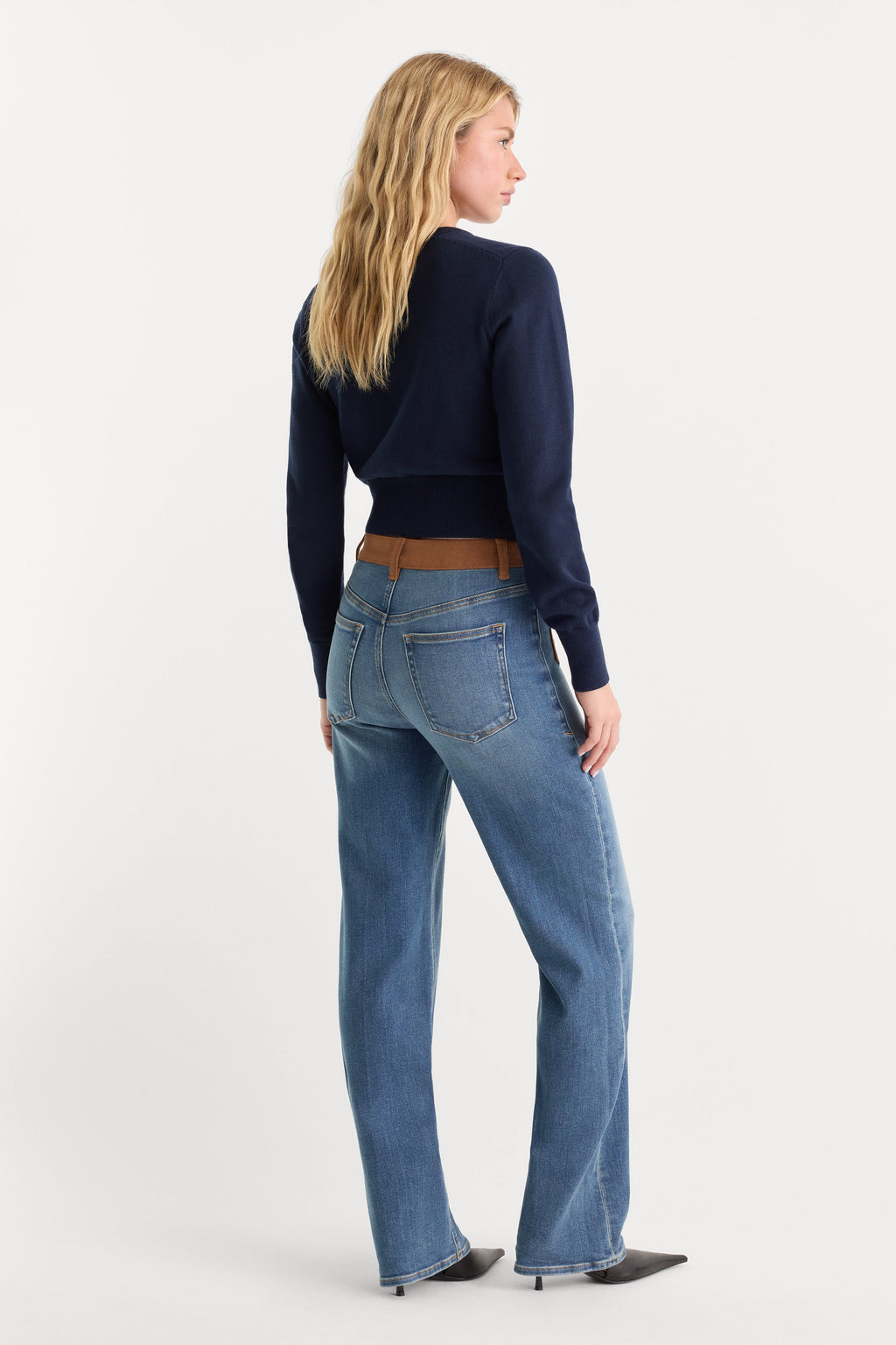 GOOD PETITE TRUE STRAIGHT JEANS CREST