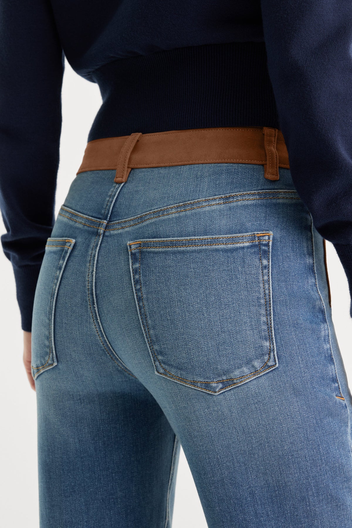 GOOD PETITE TRUE STRAIGHT JEANS CREST