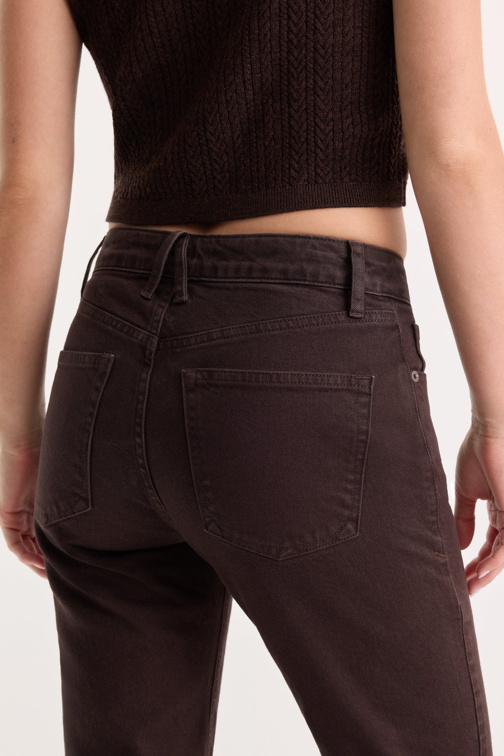 VINTAGE STRAIGHT JEANS ESPRESSO