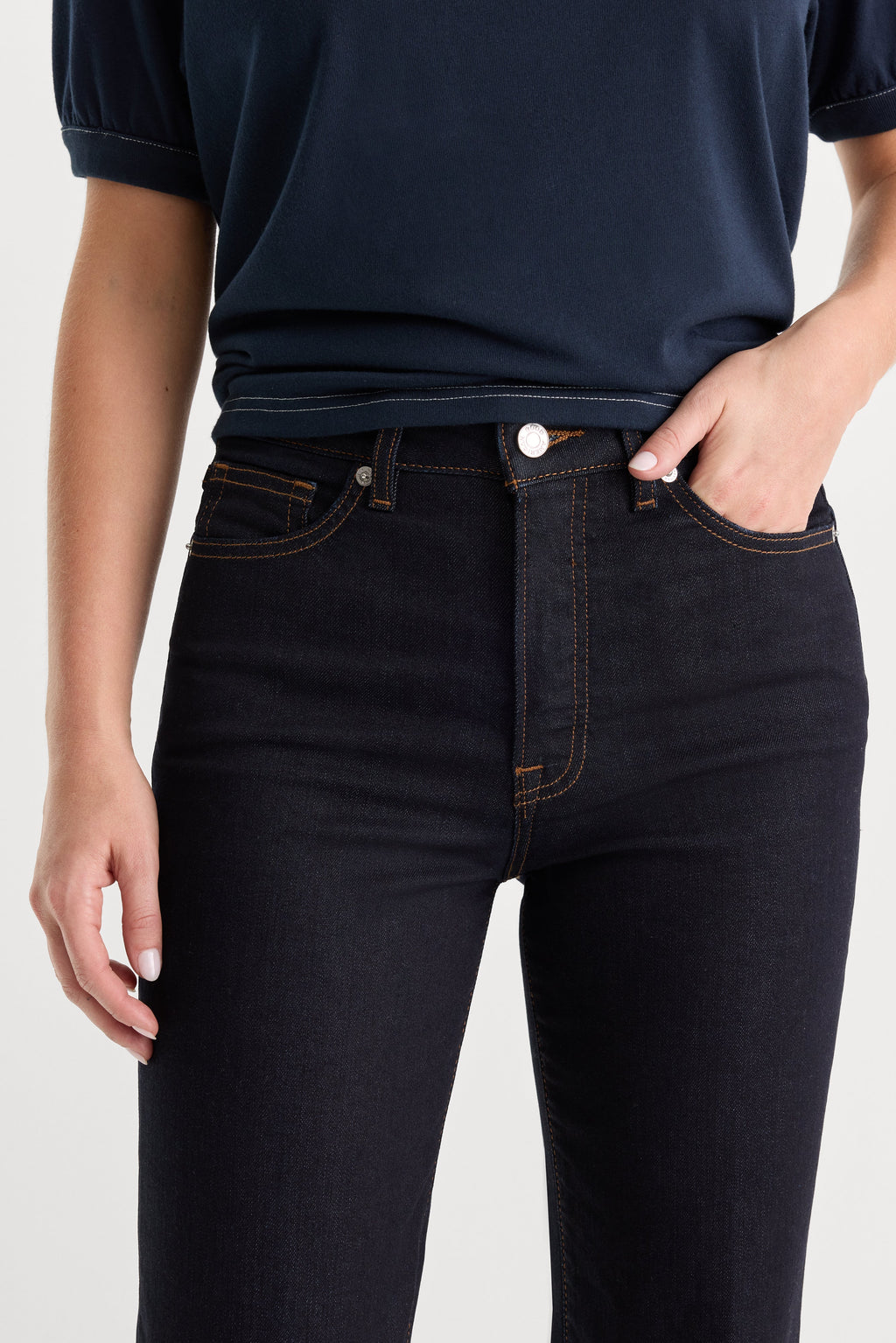 GOOD TRUE STRAIGHT JEANS RINSE