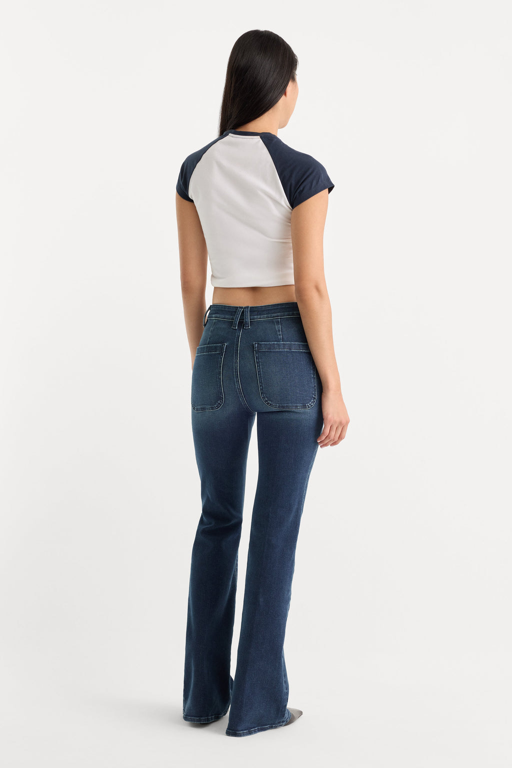 GOOD PETITE FLARE JEANS LYRICAL