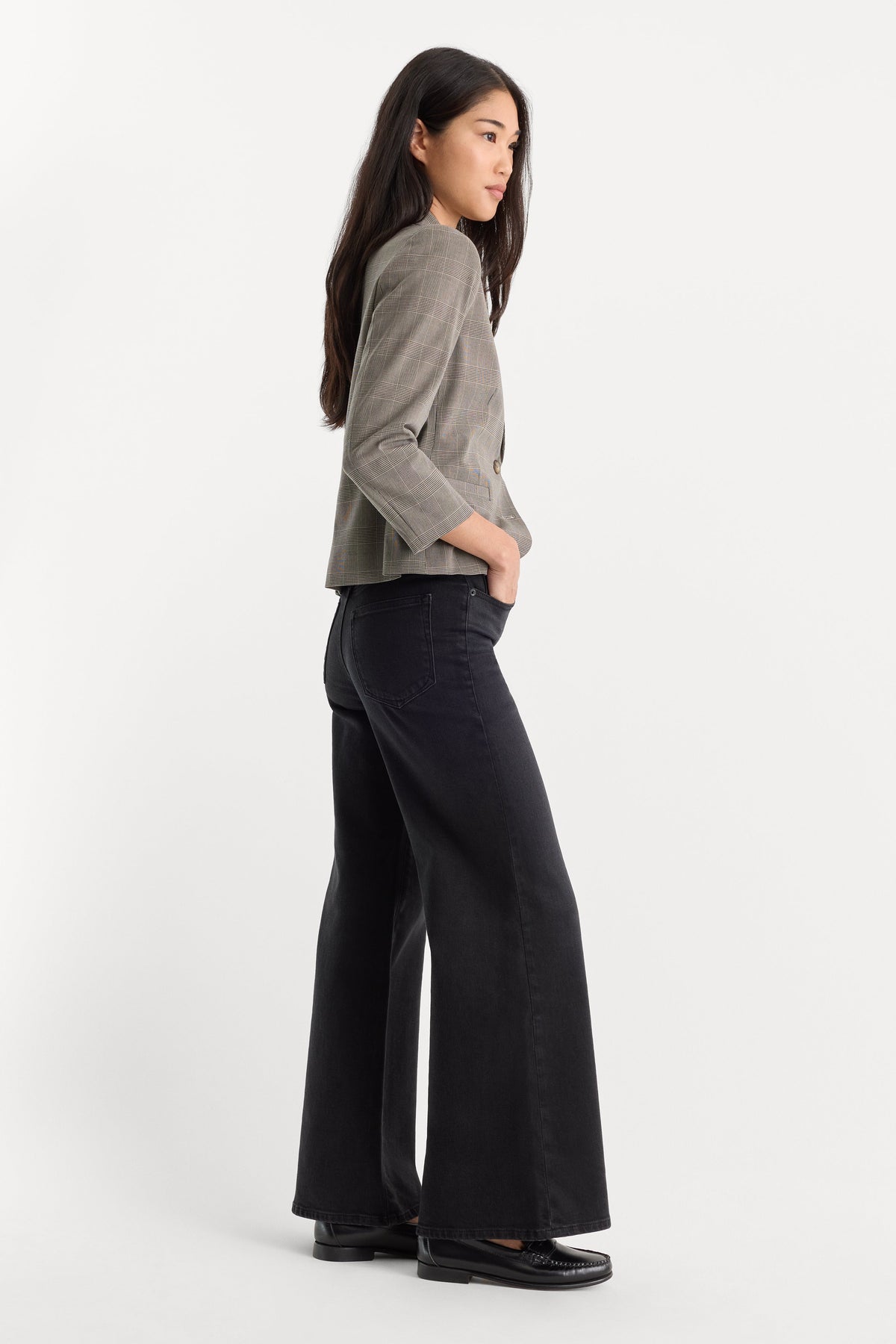 GOOD WAIST PALAZZO ANKLE JEANS TYRE