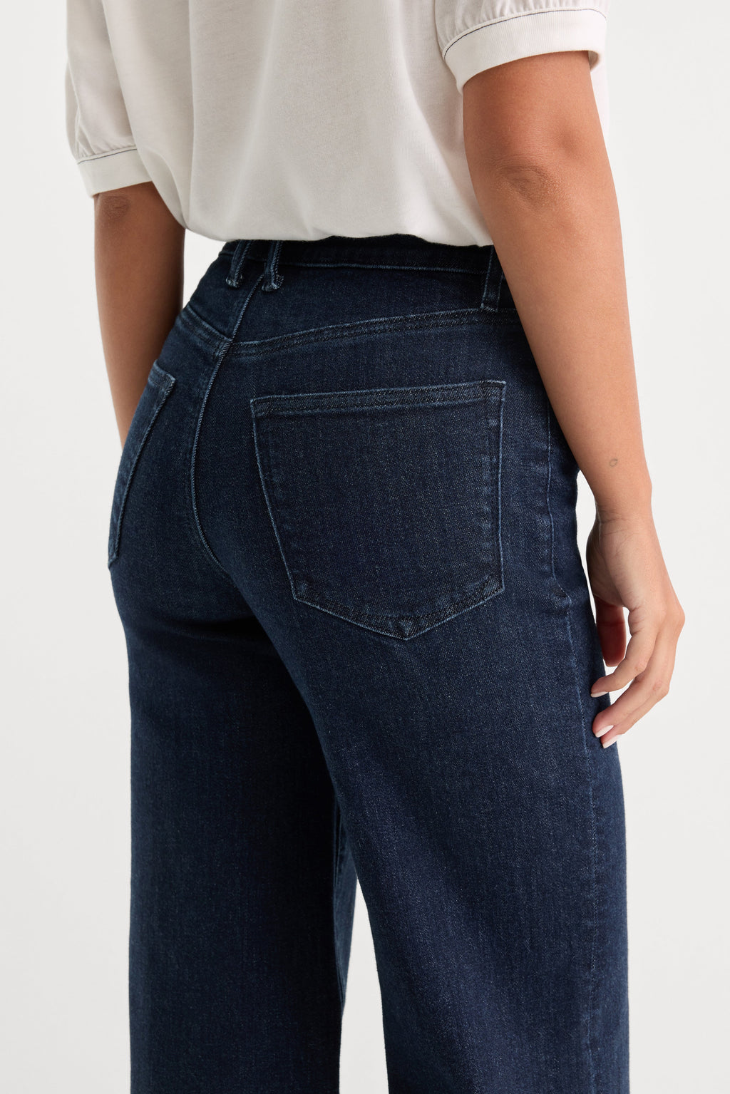 GOOD PETITE PALAZZO JEANS INDIGO1153