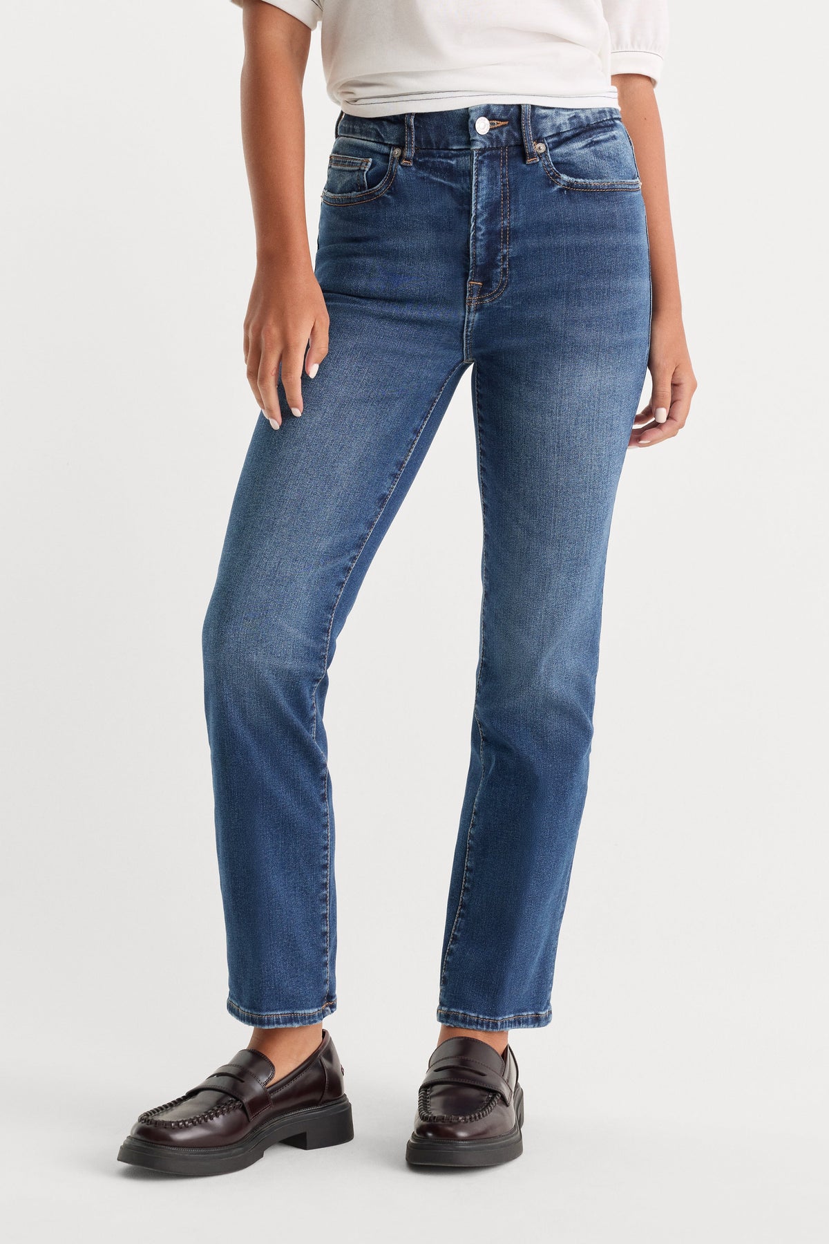 ALWAYS FITS GOOD LEGS STRAIGHT JEANS LONG INDIGO571