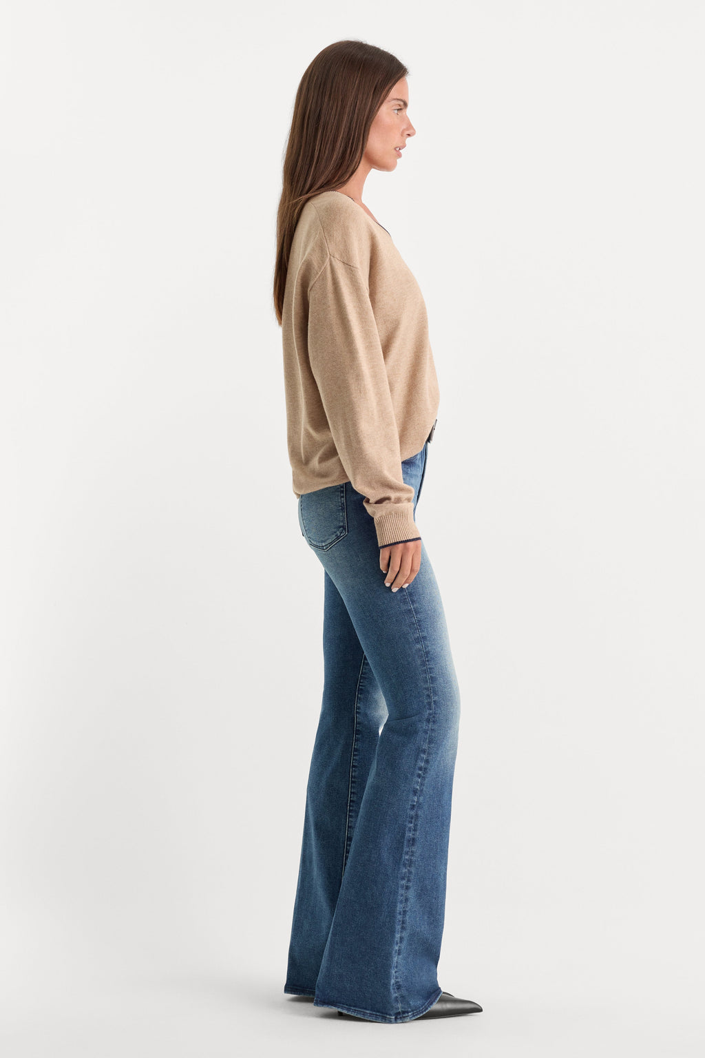 ALWAYS FITS GOOD LEGS FLARE JEANS INDIGO1071