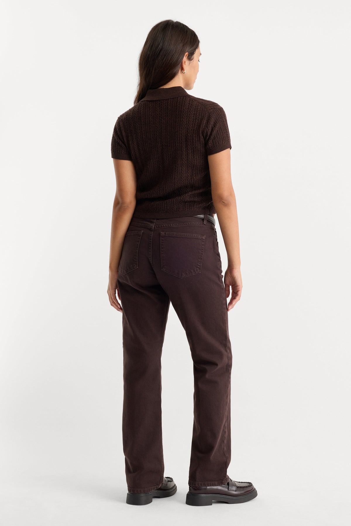 VINTAGE STRAIGHT JEANS ESPRESSO