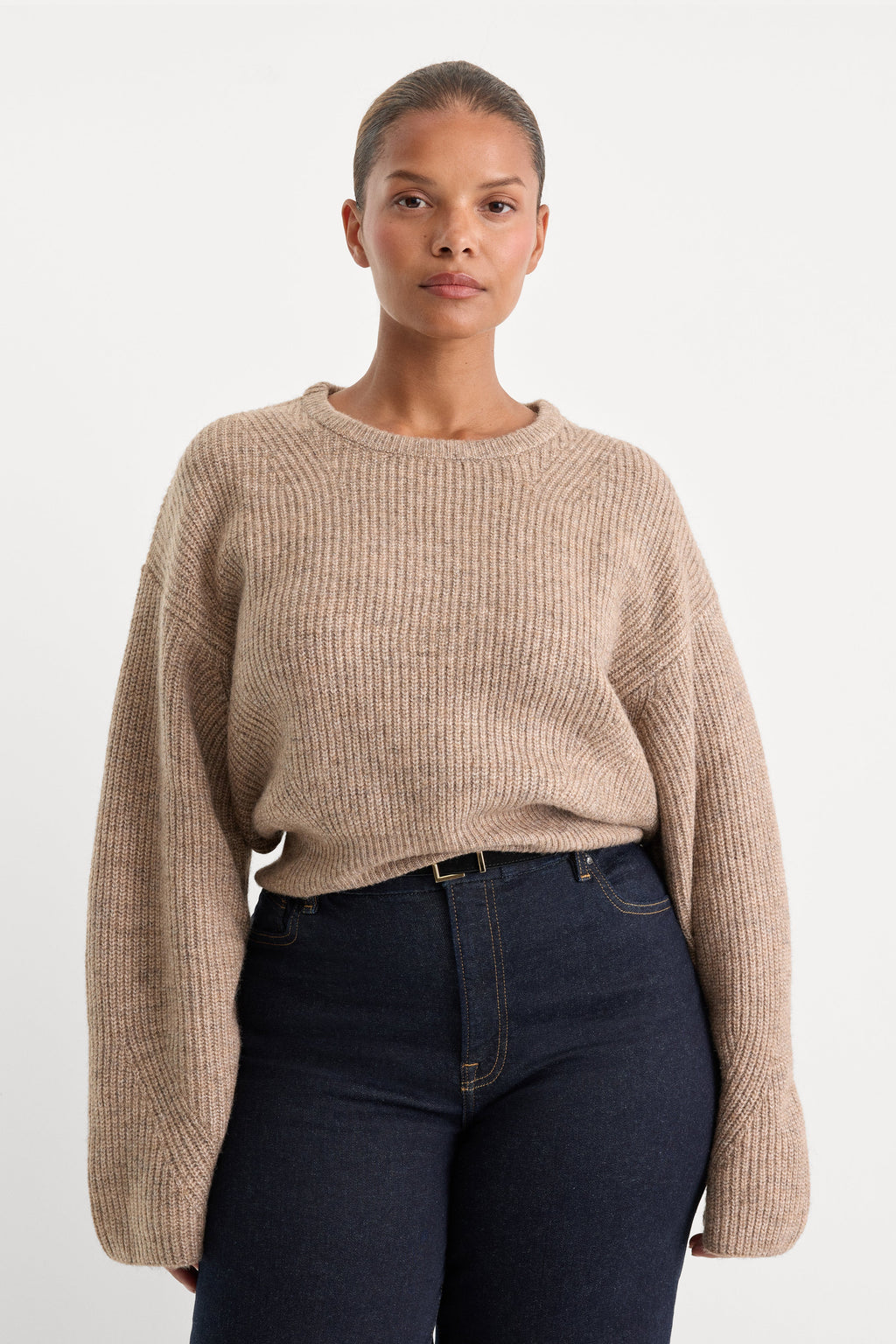 THE CHUNKY KNIT SWEATER DUSK