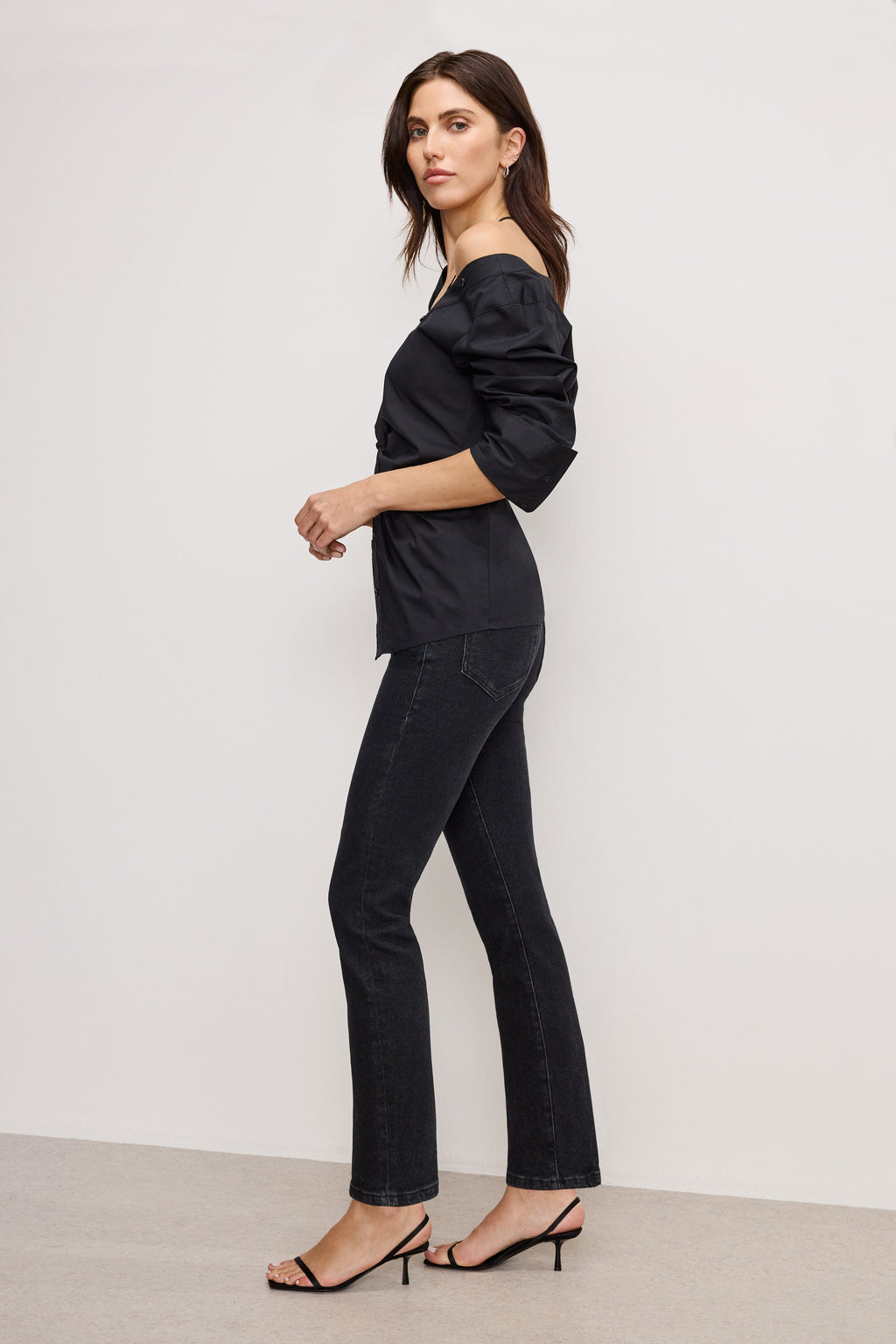 GOOD LEGS STRAIGHT JEANS BLACK184