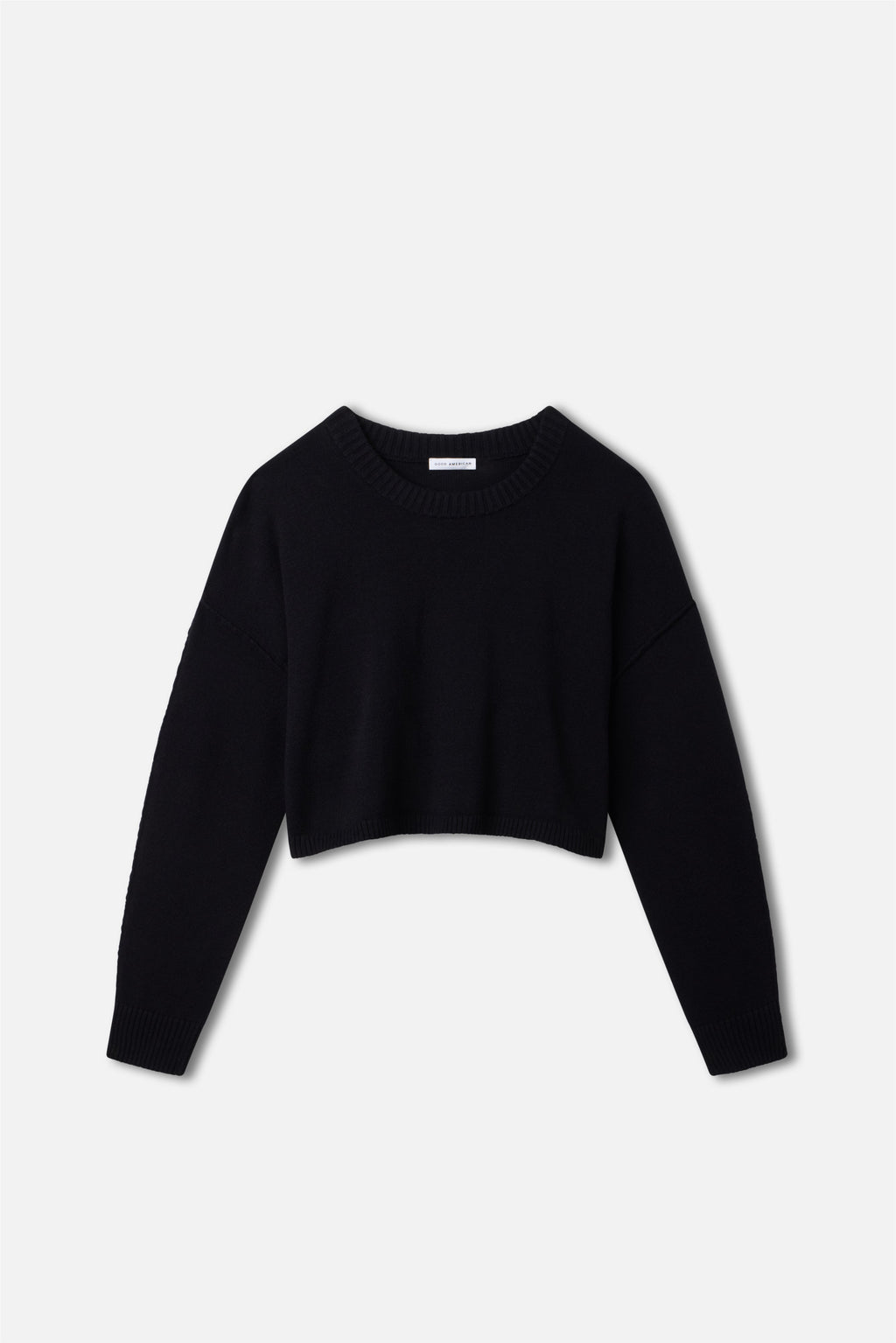 COZY KNIT CREW NECK BLACK