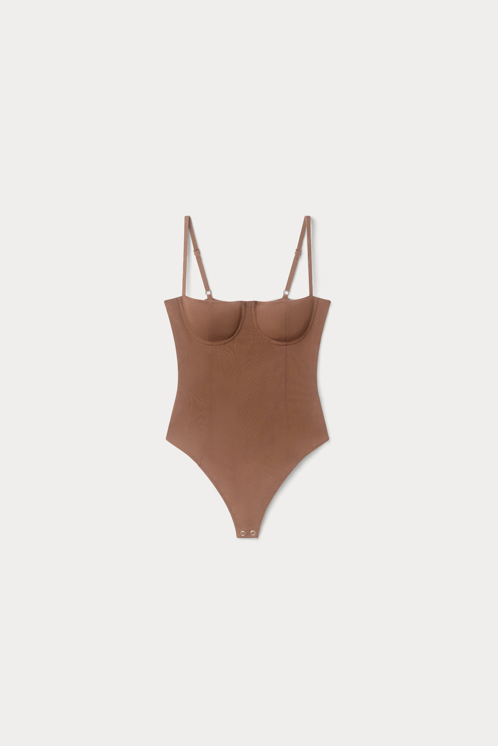 MESH BUSTIER BODYSUIT SADDLEWOOD