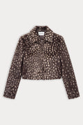 THE PONYHAIR SWING JACKET DEEP CHOCOLATE FAWN