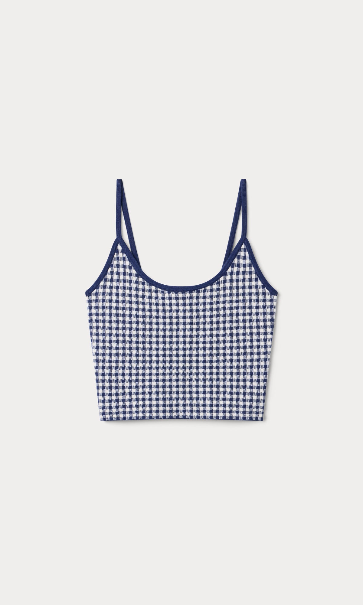 THE KEEPSAKE TANK NAVY GINGHAM