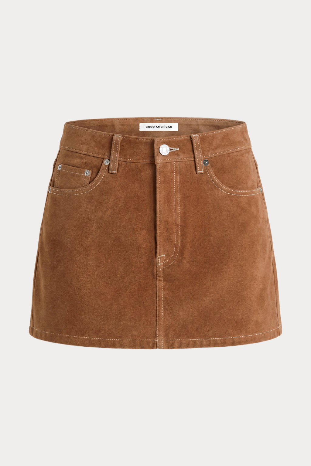 THE BETTER THAN SUEDE MINI SKIRT CAFE CLAY