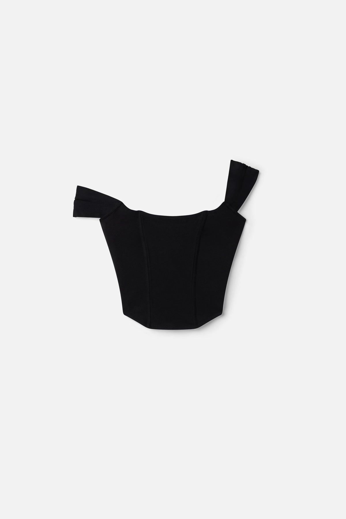 DOLLY SUPER STRETCH CORSET TOP BLACK001