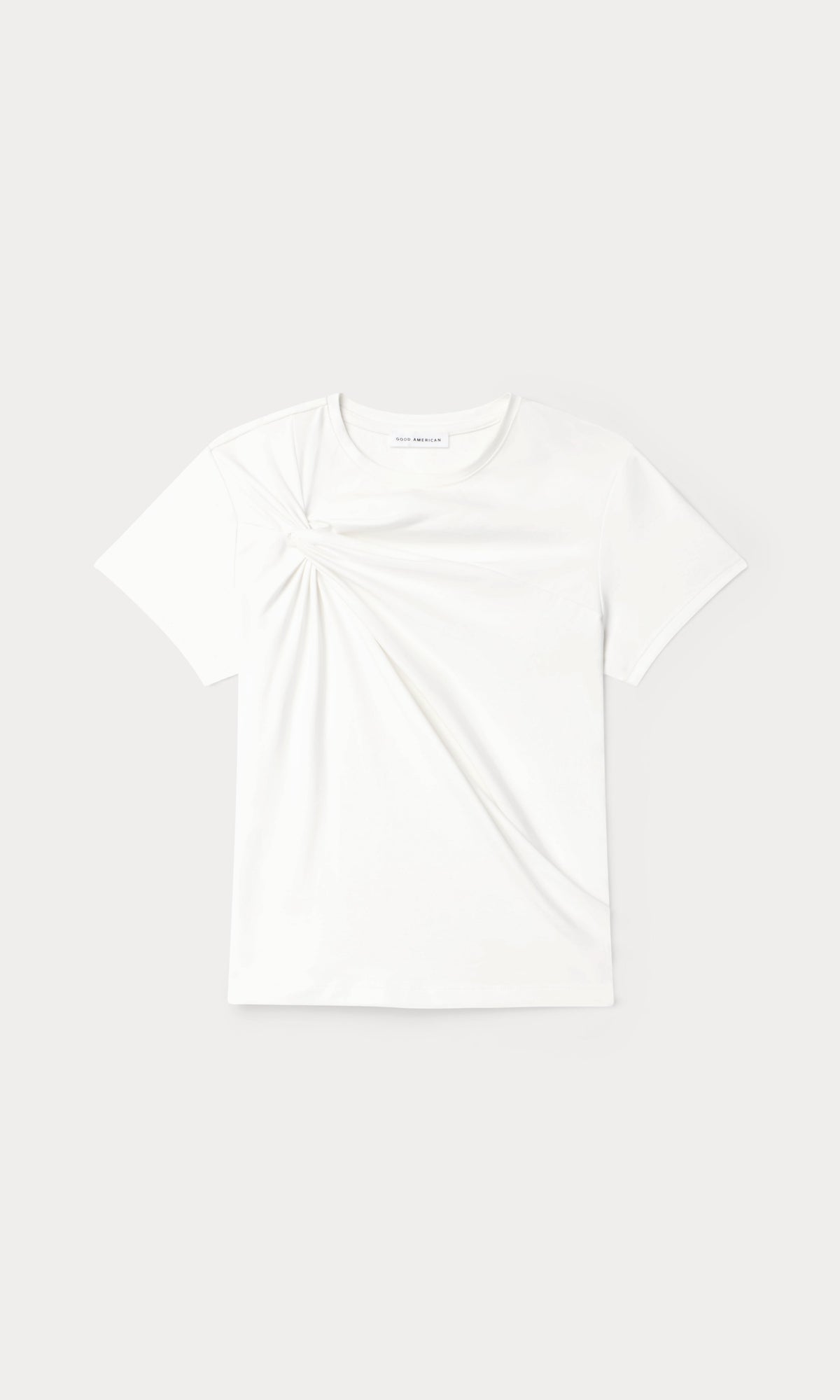 SUPER STRETCH TWIST TEE WHITE001