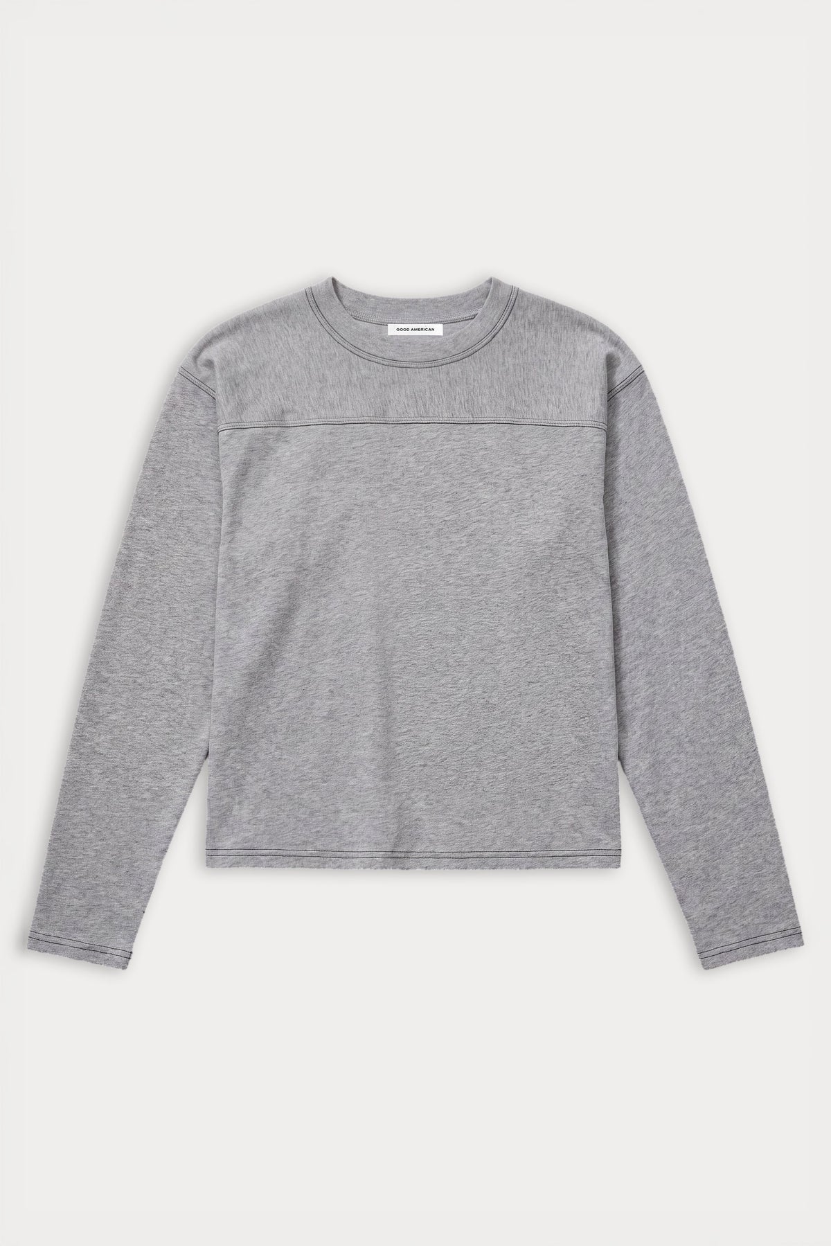 THE LONG SLEEVE GYM TEE GREY MELANGE