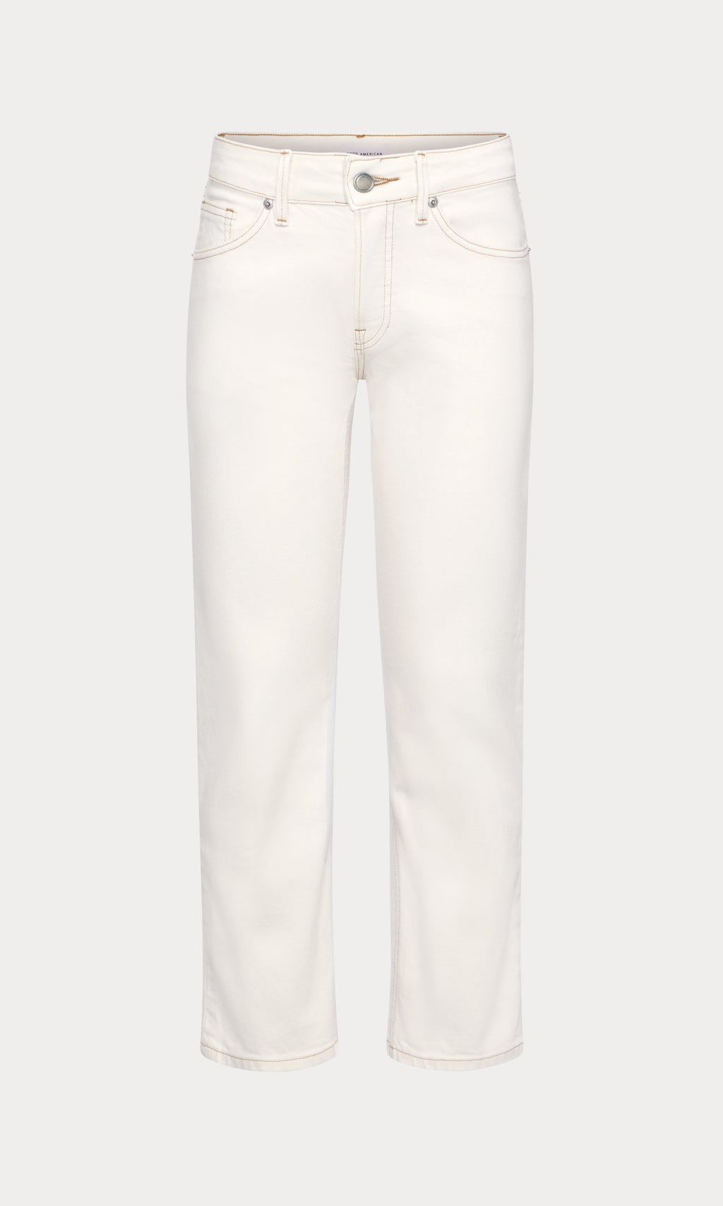 VINTAGE STRAIGHT ANKLE JEANS ECRU001
