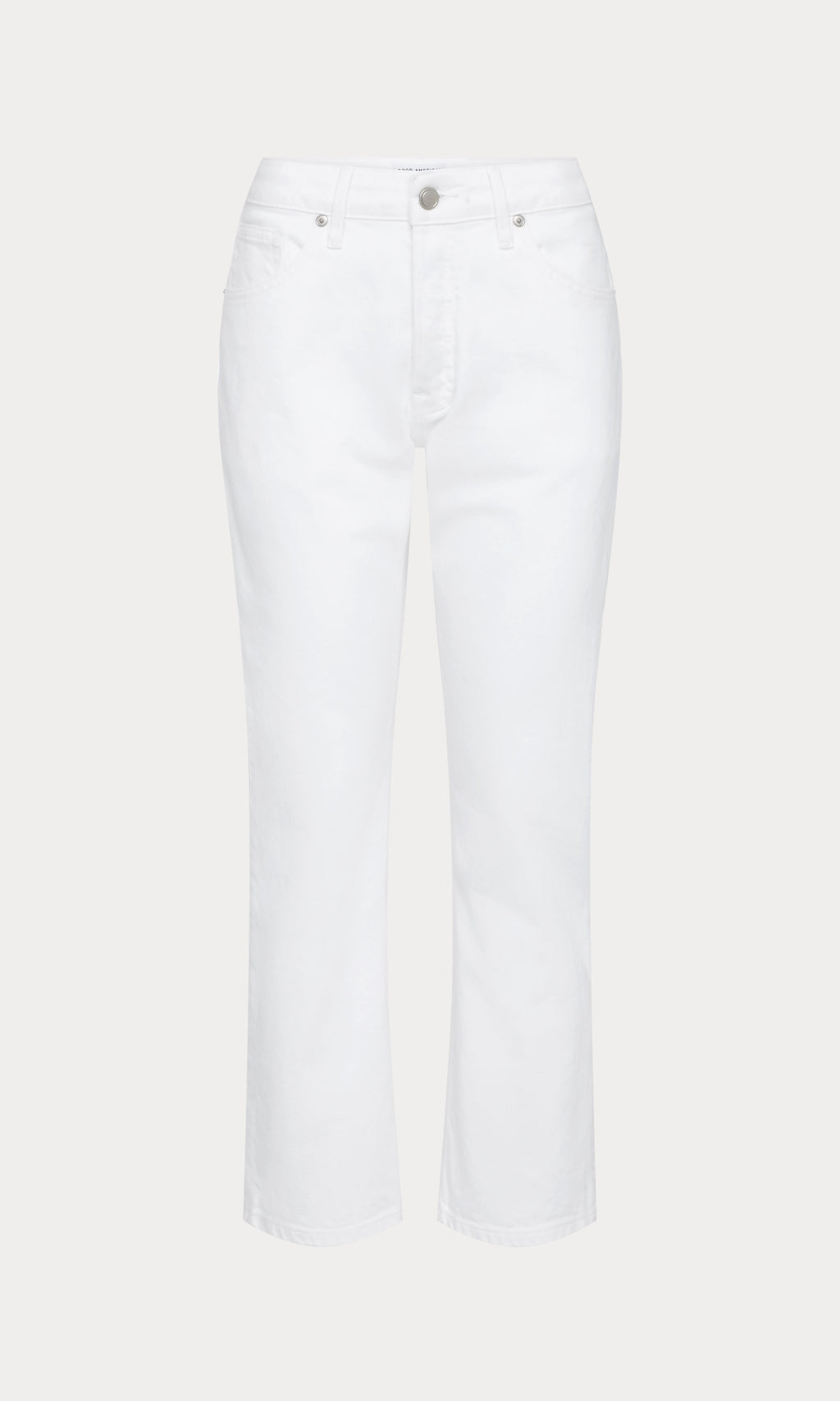 VINTAGE STRAIGHT ANKLE JEANS WHITE001