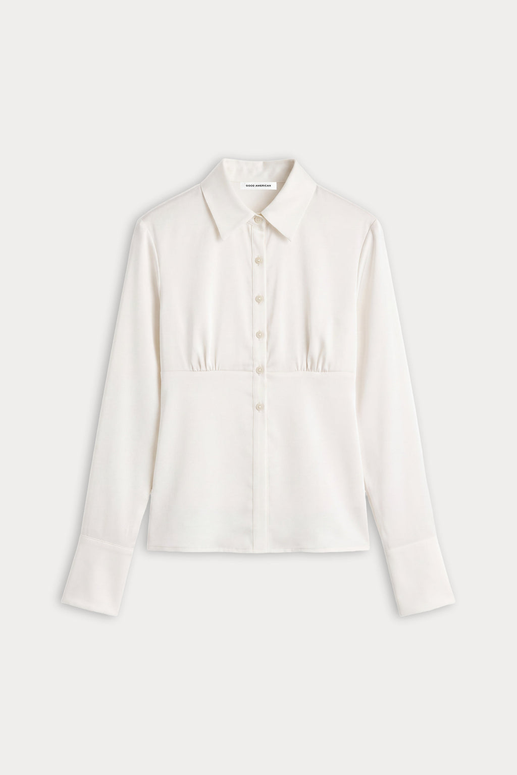 THE SATIN FEMME SHIRT CHALK